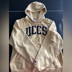 Champion Beige Athletic Hoodie